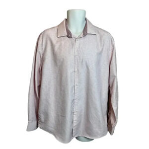 CALABRUM London Mens Button Down Dress Shirt.